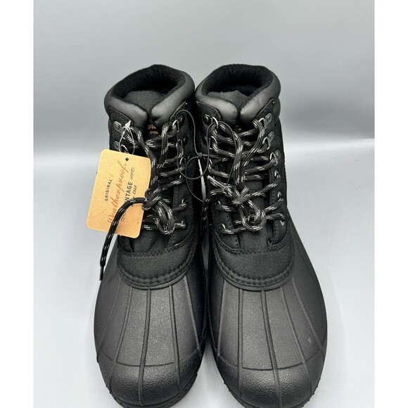 WEATHERPROOF VINTAGE Men's Outdoor Joe Duck Boots, Size 11M, Black - Picture 7 of 10